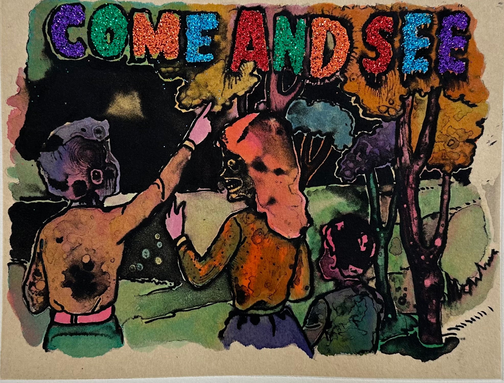 'COME AND SEE' - Glitter & Ink AP 6