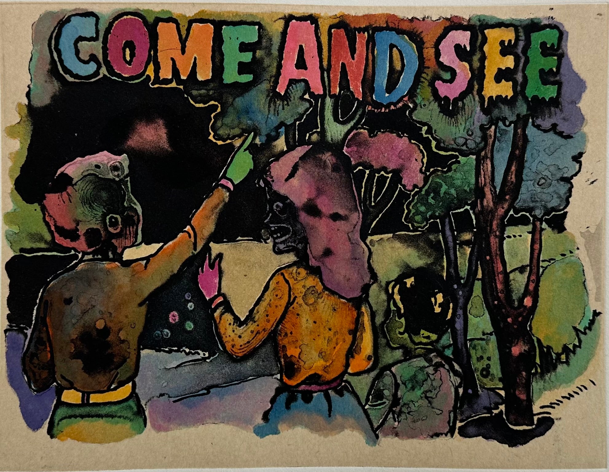 'COME AND SEE' - Glitter & Ink AP 7